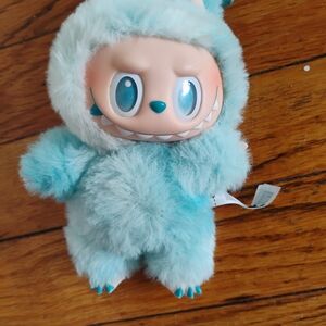 Fluffy Blue Monster Plush Toy